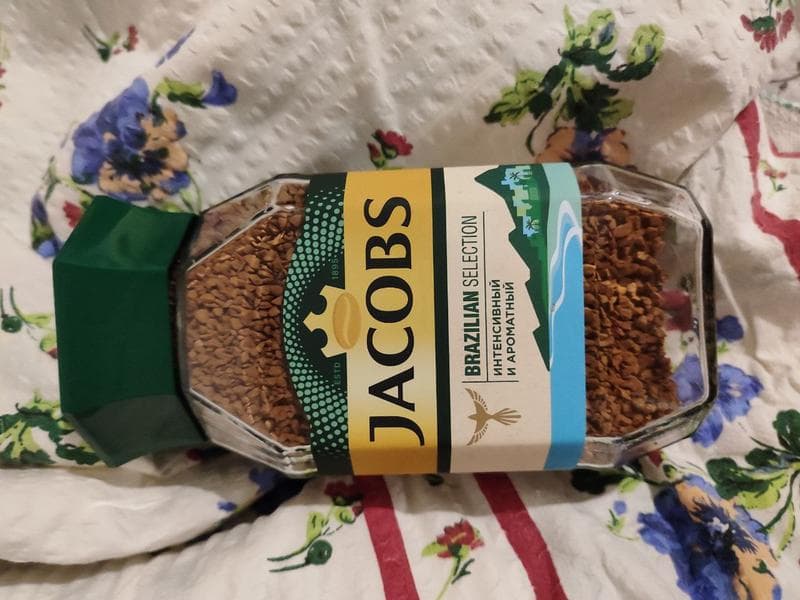 Растворимый кофе Jacobs Brazilian Selection — фото из отзыва «Ароматный и нежный напиток»