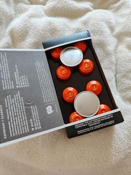 Кофе в капсулах Jacobs Espresso #7 Classico — фото из отзыва «Как только в моей семье появилась капсульная кофемашина, раб»