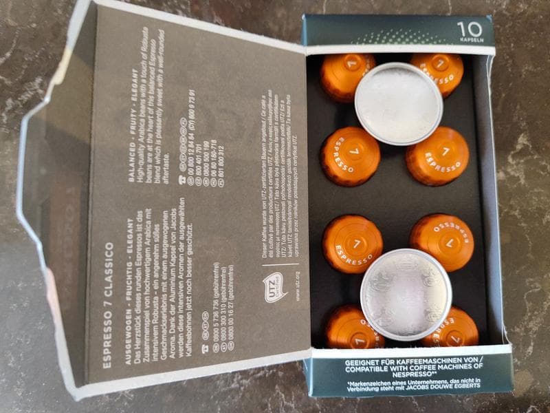 Кофе в капсулах Jacobs Espresso #7 Classico — фото из отзыва «Какое утро без чашечки ароматного крепкого кофе?»