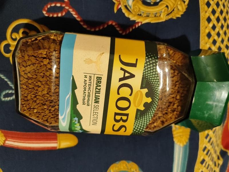 Растворимый кофе Jacobs Brazilian Selection — фото из отзыва «Жемчужина среди растворимого кофе.»