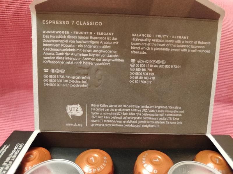Кофе в капсулах Jacobs Espresso #7 Classico — фото из отзыва «Espresso Classico 7 JACOBS»