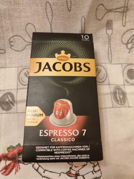 Кофе в капсулах Jacobs Espresso #7 Classico — фото из отзыва «Капсульный кофе регулярно покупаю для своей кофемашины Неспр»