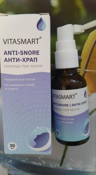 Спрей от храпа Vitasmart Anti-snore — фото из отзыва «Спать с удовольствием без лишнего шума поможет спрей Vitasma»