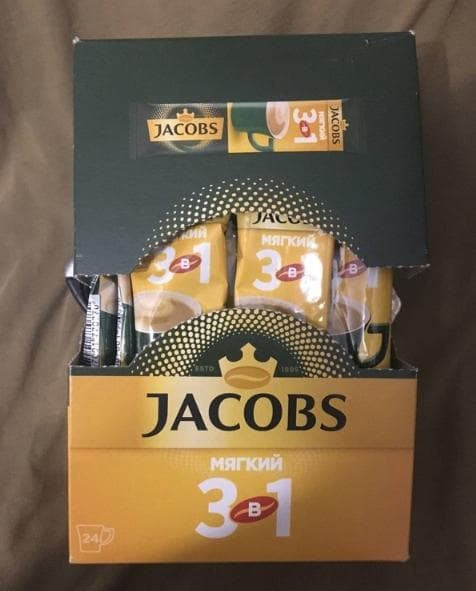 Кофе Jacobs 3 в 1 Мягкий — фото из отзыва «Как раз как мне нравится по крепости»