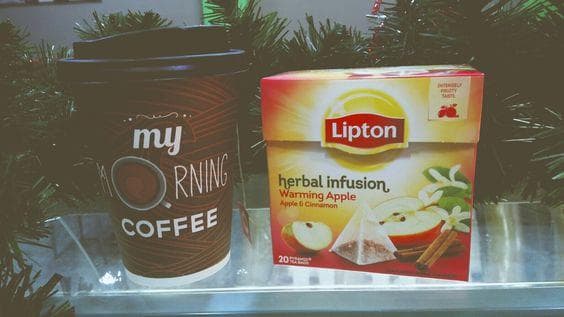 Чай  Lipton Warming Apple Cinnamon — фото из отзыва «Просто вкусно и не дорого»