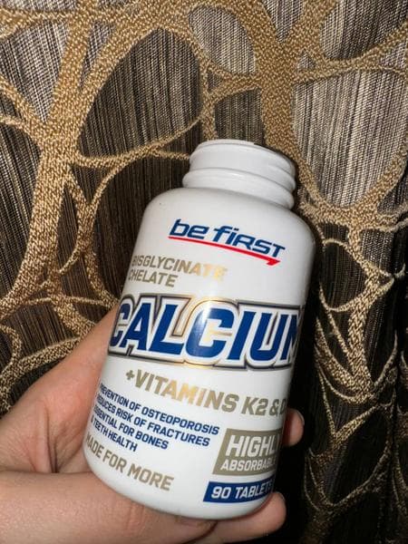 Be First Calcium Bisglycinate Chelate + K2 + D3 — фото из отзыва «Нормальный комплекс» (1 из 2)