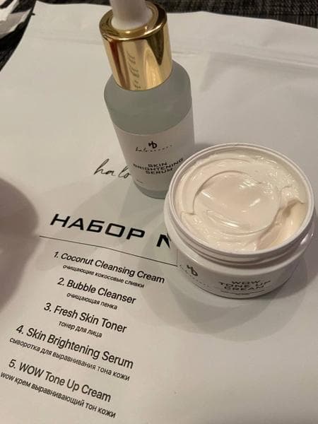 Набор 2 Ha Lo Beauty  — фото из отзыва «Косметика, которая отлично подходит для ухода за комбинирова» (2 из 3)