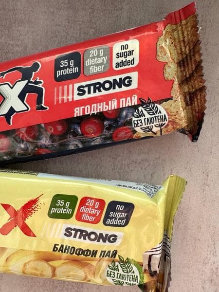 Протеиновые батончики ProteinRex Strong — фото из отзыва «Rex Strong - батончик с максимумом белка для тех, кто хочет » (1 из 2)