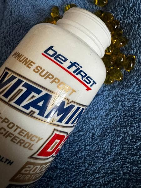 Be First Vitamin D3 60 гелевых капсул — фото из отзыва «Верный друг с детства»
