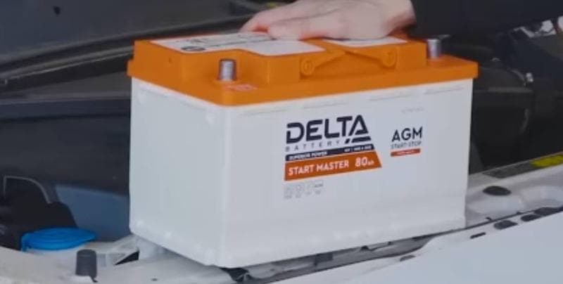 Аккумулятор DELTA START MASTER AGM 1280 — фото из отзыва «Теперь понадёжней»