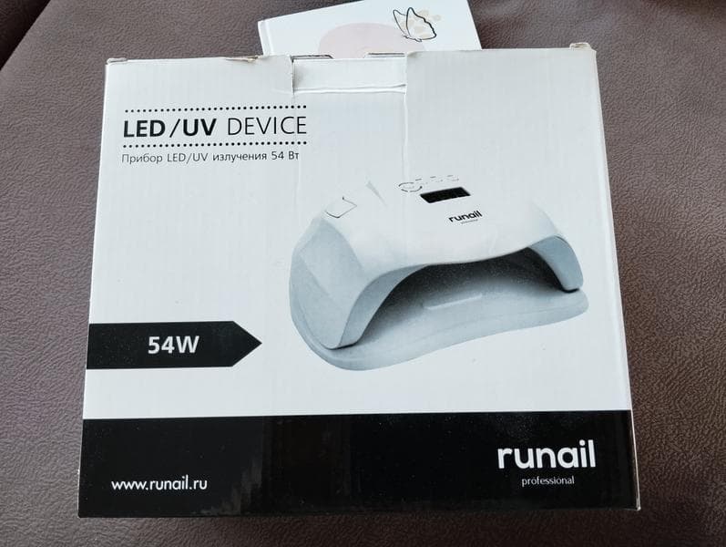 Прибор LED/UV излучения RuNail — фото из отзыва «Мощная, красивая лампа» (1 из 4)