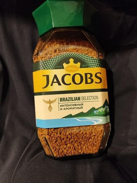 Растворимый кофе Jacobs Brazilian Selection — фото из отзыва «Растворимый кофе Jacobs Brazilian Selection: арабика для цен»