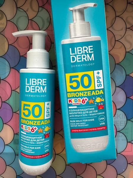 BRONZEADA FULL SPECTRUM СОЛНЦЕЗАЩИТНОЕ МОЛОЧКО — фото из отзыва «Защитное детское молочко Bronzeada Librederm для самых мален»