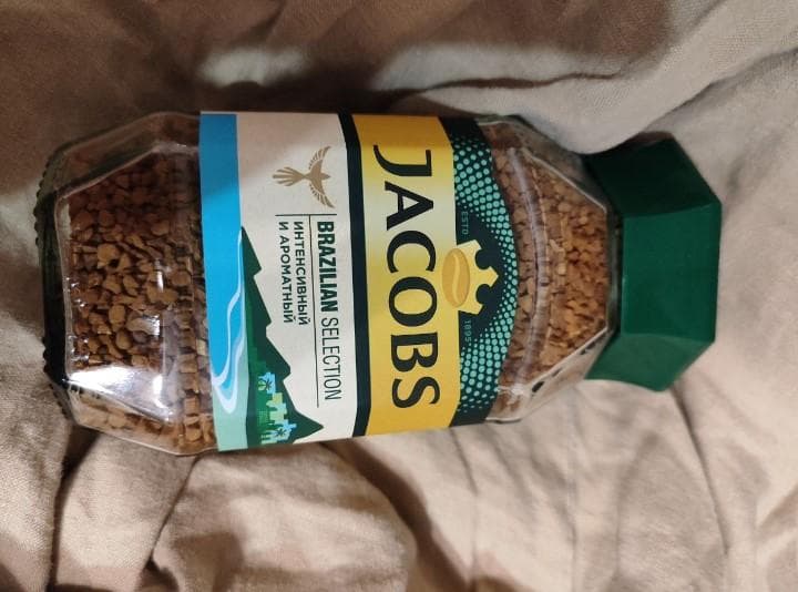 Растворимый кофе Jacobs Brazilian Selection — фото из отзыва «Я очень люблю пить кофе. Пью его и с утра и в обед.»