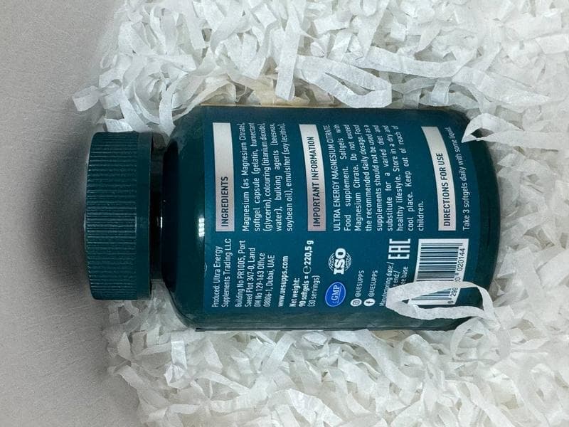UESUPPS Magnesium Citrate — фото из отзыва «Цитрат магния Уесаппс, мне с ним стало лучше» (2 из 2)