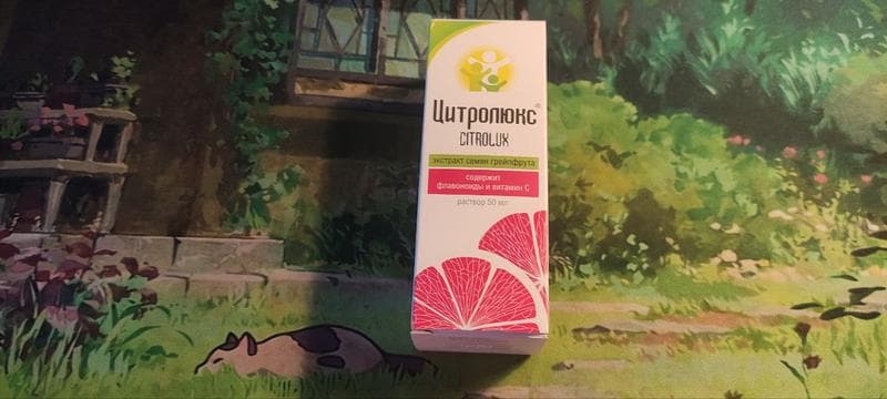 Цитролюкс (Citrolux) — фото из отзыва «Цитролюкс – натуральное средство при ОРВИ.»