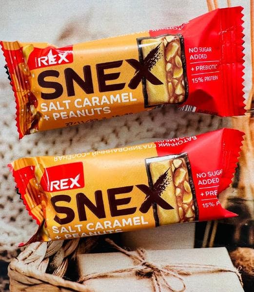Protein Rex SNEX Соленая карамель — фото из отзыва «Бриллиант в массе протеиновых батончиков» (3 из 3)