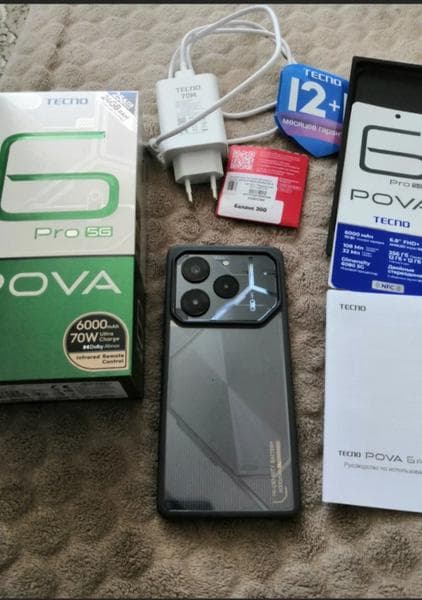 Телефон Tecno Pova 6 pro — фото из отзыва «Отличный бюджетник»