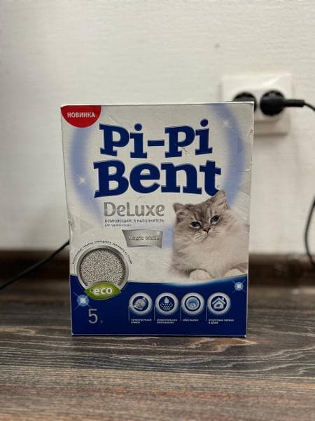 Наполнитель Pi-Pi Bent Deluxe Magic white — фото из отзыва «Наполнитель очень понравился»