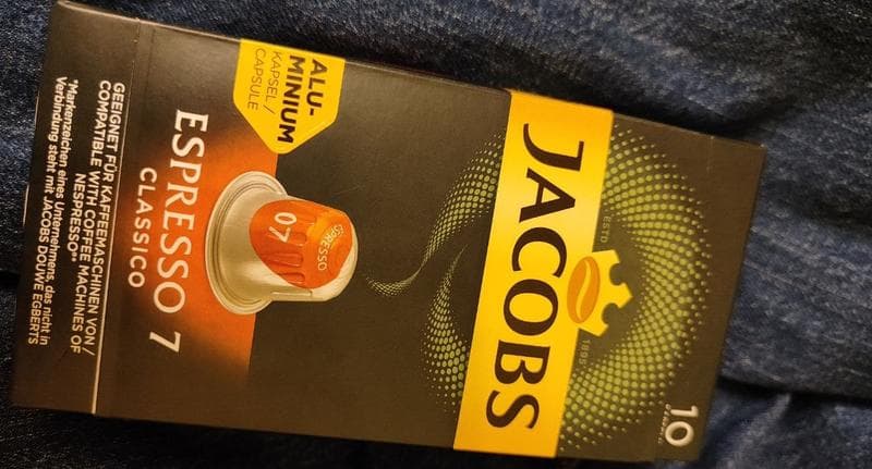 Кофе в капсулах Jacobs Espresso #7 Classico — фото из отзыва «Всё вкусно и быстро.»