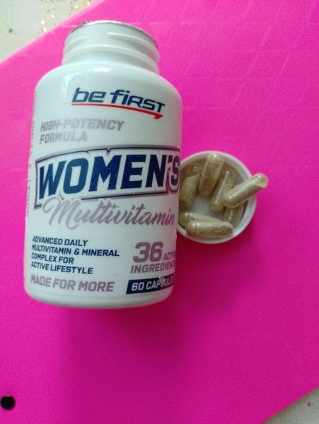Be First витамины для женщин — фото из отзыва «Отличный комплекс!»