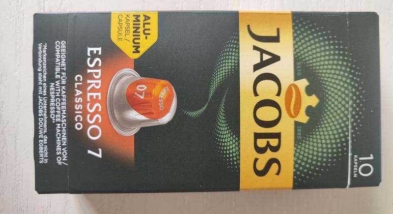 Кофе в капсулах Jacobs Espresso #7 Classico — фото из отзыва «Известная марка, но в капсулах я купила его впервые»