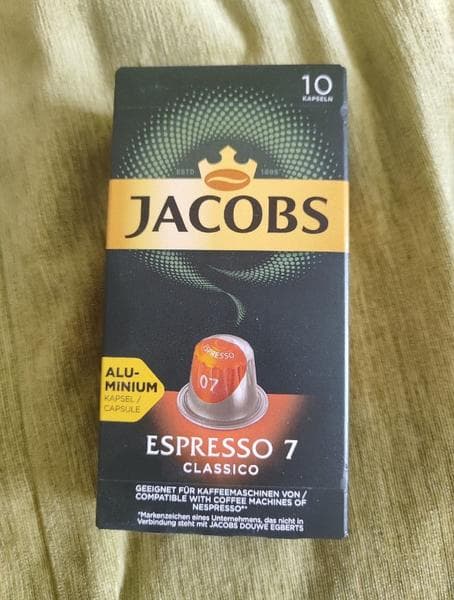 Кофе в капсулах Jacobs Espresso #7 Classico — фото из отзыва «Капсулы Espresso Classico 7»