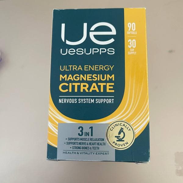 UESUPPS Magnesium Citrate — фото из отзыва «Помогло мне от перенапряжения и головных болей»