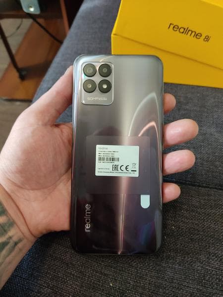Телефон Китай realme 8i — фото из отзыва «Хороший телефон» (2 из 2)