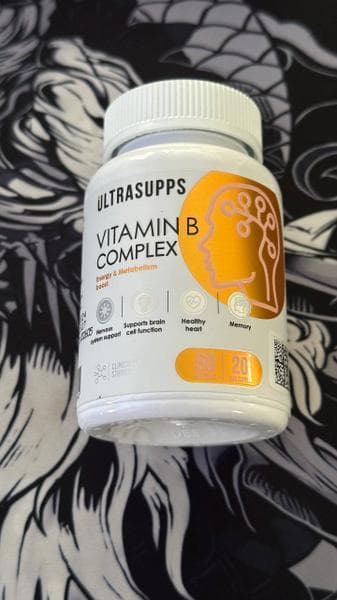 Ultrasupps Vitamin B complex 60 softgels — фото из отзыва «Мне понравилась добавочка)» (2 из 3)
