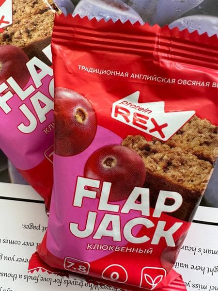 Овсяные протеиновые печенья  Флепджек ProteinRex — фото из отзыва «Легкий и вкусный перекус!»