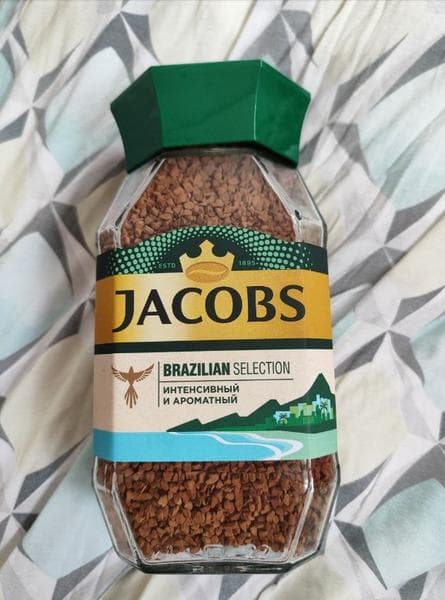 Растворимый кофе Jacobs Brazilian Selection — фото из отзыва «Идеальное начало дня»