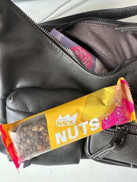 Ореховый батончик ProteinRex Nuts Манго-имбирь — фото из отзыва «Ореховый перекус с удовольствием и пользой» (3 из 3)