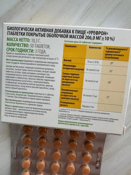 Vitamir Урефрон — фото из отзыва «Натуральное средство, которое работает» (3 из 3)