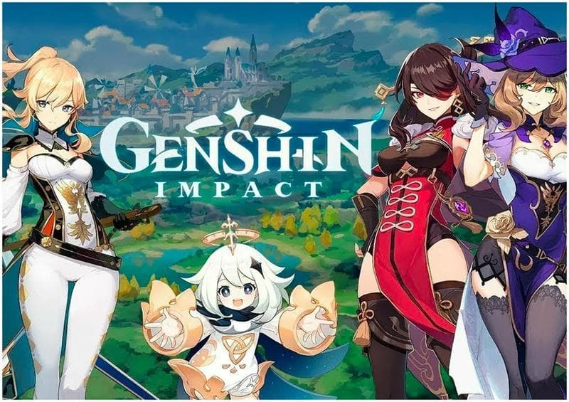 Игра "Genshin impact" — фото из отзыва «Одним словом путешествие в аниме»