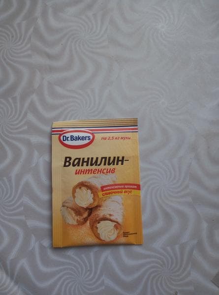 Ванилин Dr.Bakers — фото из отзыва «Придает приятный сливочный вкус»