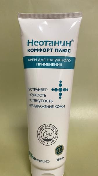 Неотанин комфорт плюс крем — фото из отзыва «Устраняет зуд и борется с сухостью» (2 из 2)