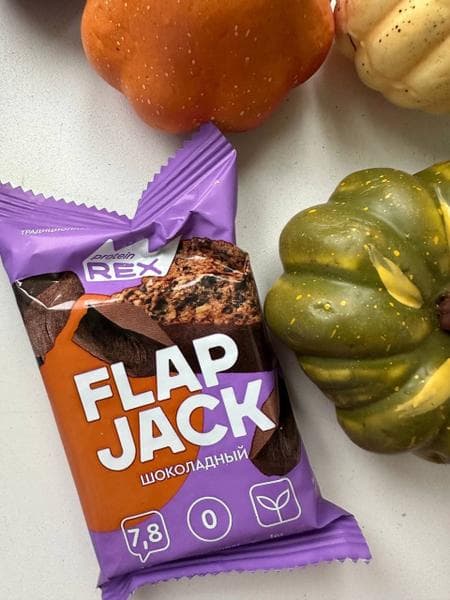 Flapjack Шоколад ProteinRex — фото из отзыва «Вкусное и полезное протеиновое печенье.»