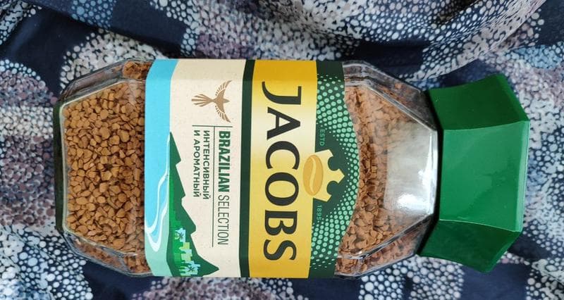 Растворимый кофе Jacobs Brazilian Selection — фото из отзыва «Классный растворимый кофе»