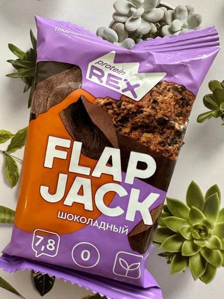 Flapjack Шоколад ProteinRex — фото из отзыва «Идеальный десерт для детей и взрослых»