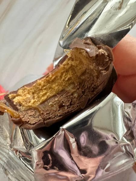 Protein Rex SNEX Соленая карамель — фото из отзыва «Соленая карамель в сладком батончике без сахара» (2 из 3)