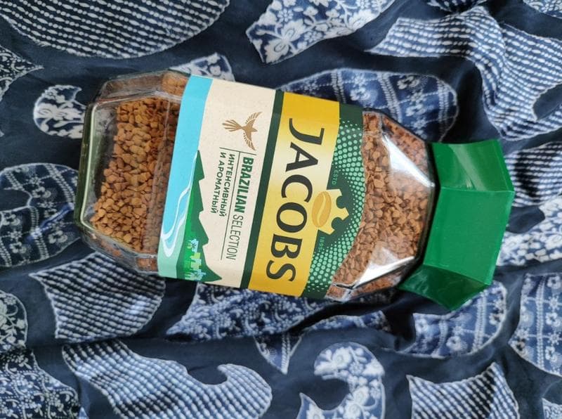 Растворимый кофе Jacobs Brazilian Selection — фото из отзыва «Кофе со вкусом, подходящим для разных способов приготовления»