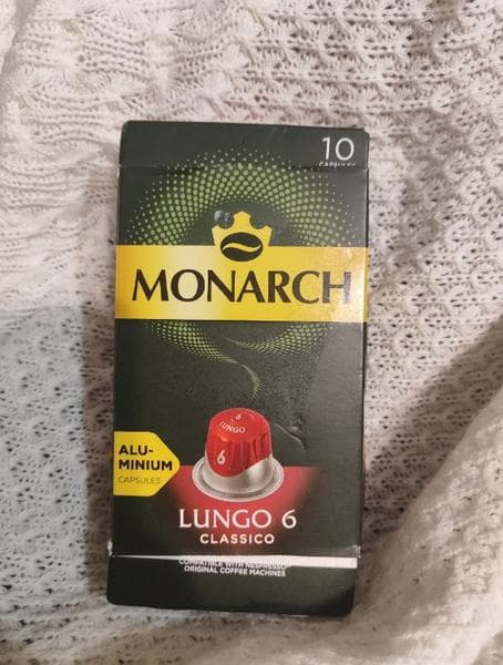 Капсульный кофе Jacobs LUNGO 6 CLASSICO — фото из отзыва ««Монарх Лунго 6» - качественный кофе по доступной цене»