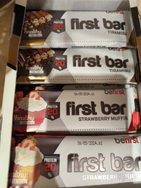 Протеиновый батончик Be First First bar — фото из отзыва «Сытно, вкусно и полезно»
