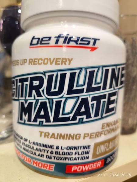Be First Цитруллин Citrulline Malate Powder 300 гр — фото из отзыва «Рекомендую»