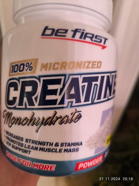 Be First Креатин Creatine Micronized Powder 300 гр — фото из отзыва «Проверенная временем добавка»