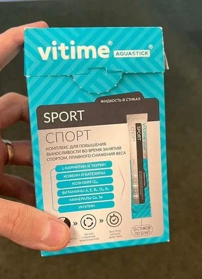 VITime Aquastick Sport — фото из отзыва «Довольно необычно, на деле эффективно.»