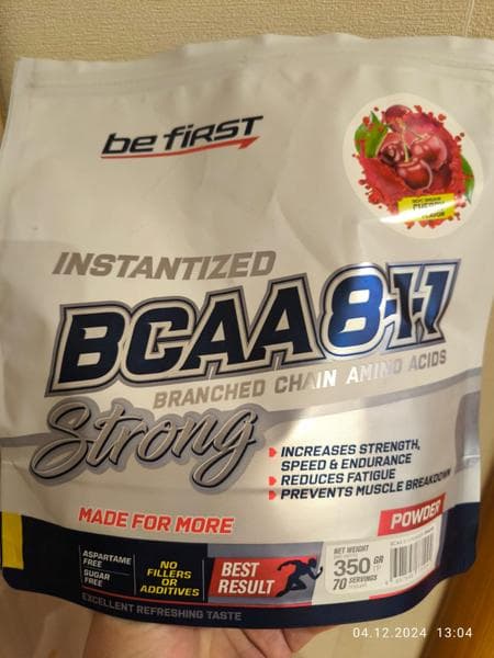 Be First BCAA 2:1:1 Powder 450 гр — фото из отзыва «Эффект есть! Цена хорошая»
