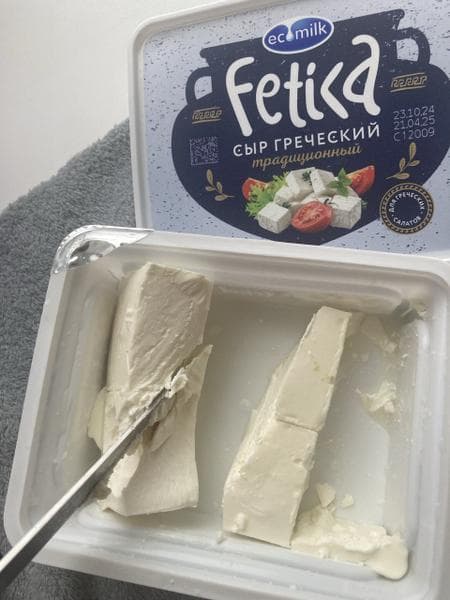 Сыр греческий Fetica — фото из отзыва «Fetica: нежный вкус, который покорил всех!» (1 из 3)