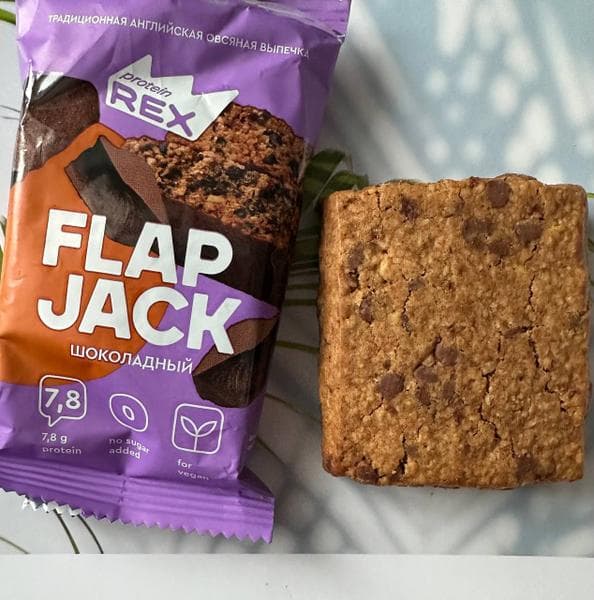 Flapjack Шоколад ProteinRex — фото из отзыва «Самое вкусное овсяное печенье без сахара»